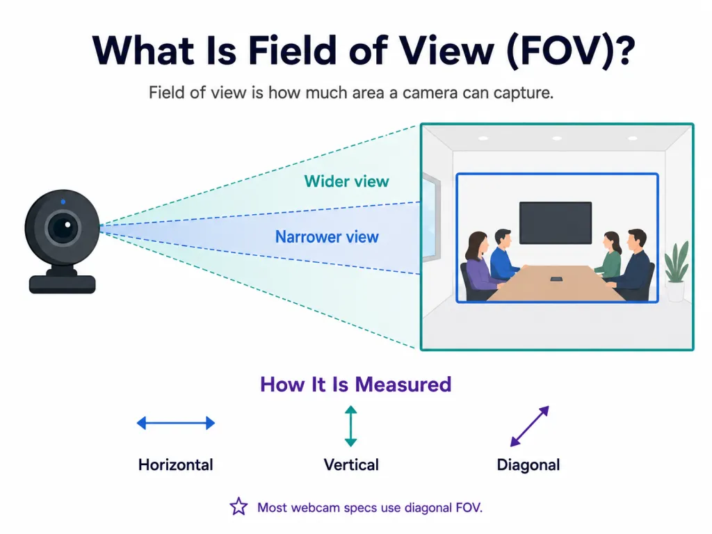 The definition of field of view.