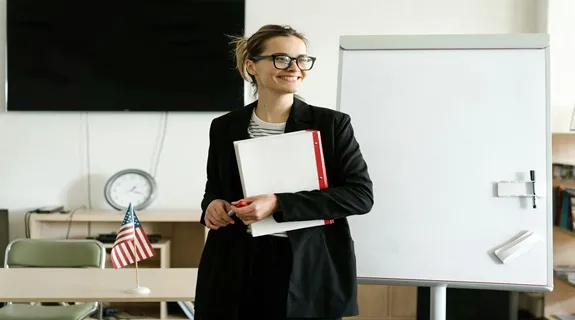Frauen machen selbstpraesentation powerpoint