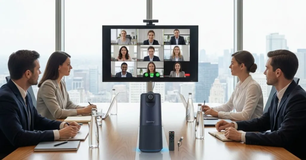 having video conferencing