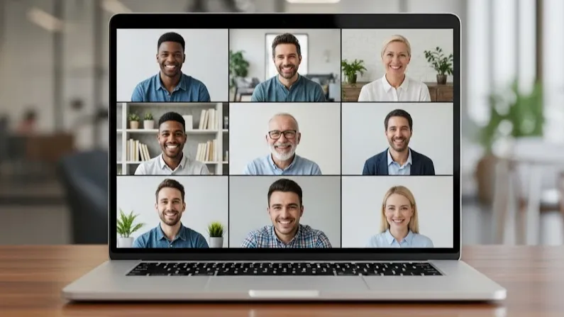 Webカメラを使用した複数人でのビデオ会議