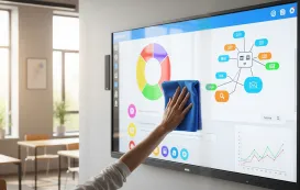how to clean smart board