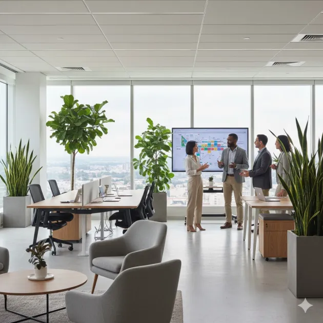 Hybrid Workplace Design Guide 2026: High-Performance Offices | NearHub ...
