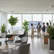 hybrid office smartboard design