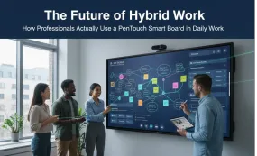 hybrid work pentouch board