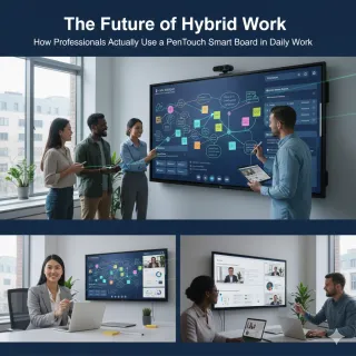 hybrid work pentouch board