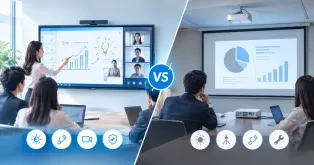 interactive whiteboard vs projector