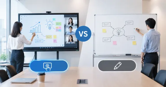 interactive whiteboard vs traditional whiteboard