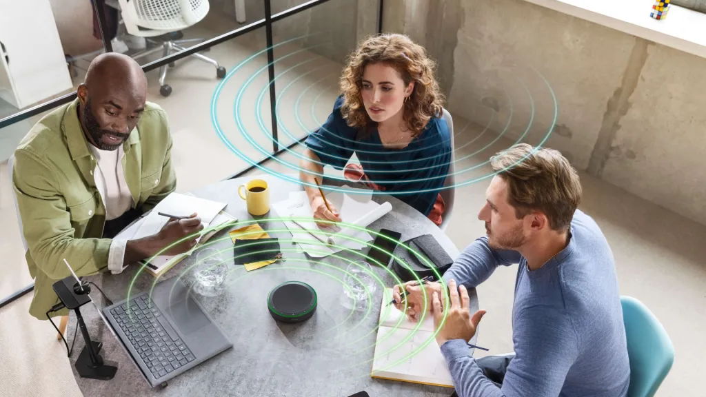 Jabra speakerphone audio quality.