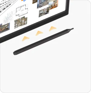 NearHub board S pro touch screen whiteboard with magnetic stylus