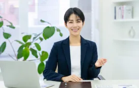 仕事のモチベーションが高いビジネスパーソン