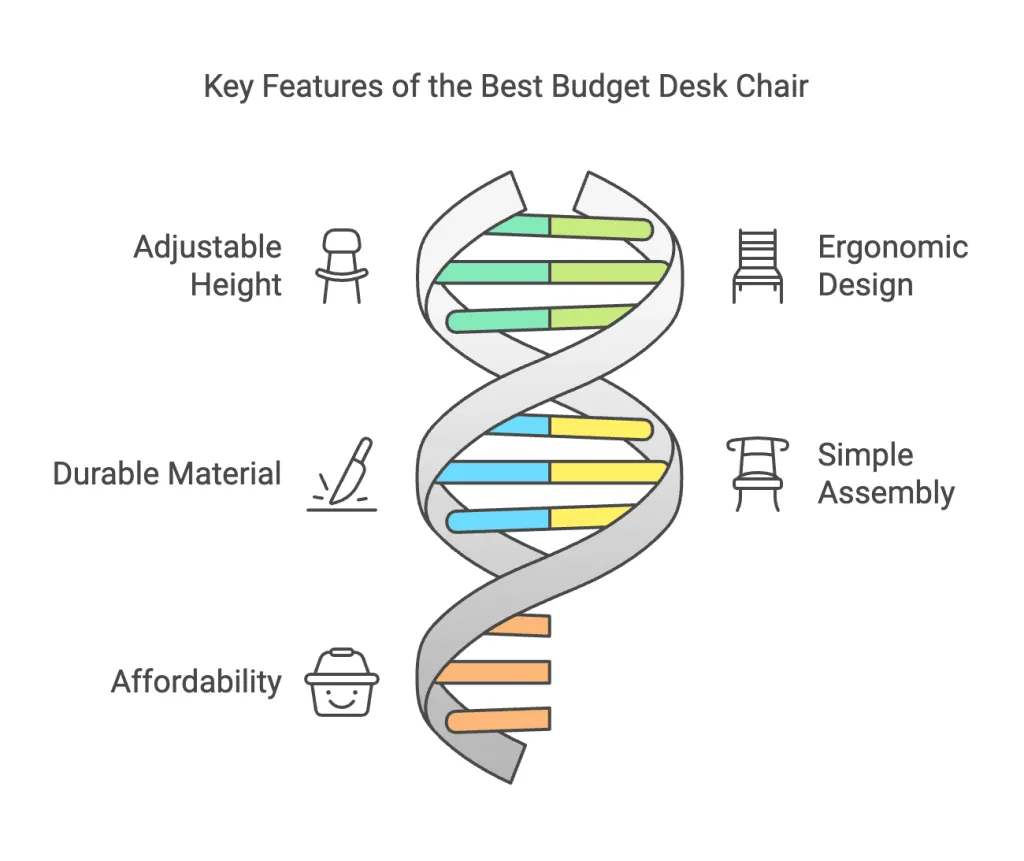 Key features of the best budget desk chair
