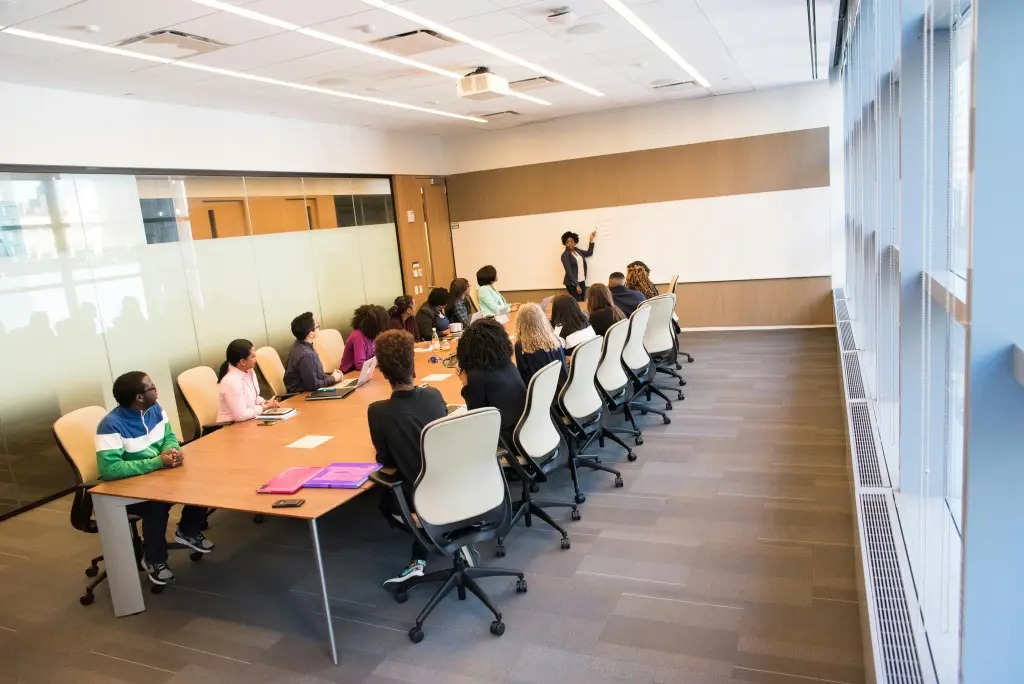 Konferenz mit smart board smart im einsatz