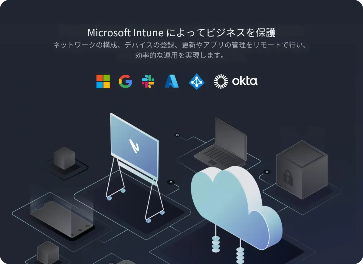 Microsoft Intune対応のビジネス向けベストスマートボードNearHub Board S Pro
