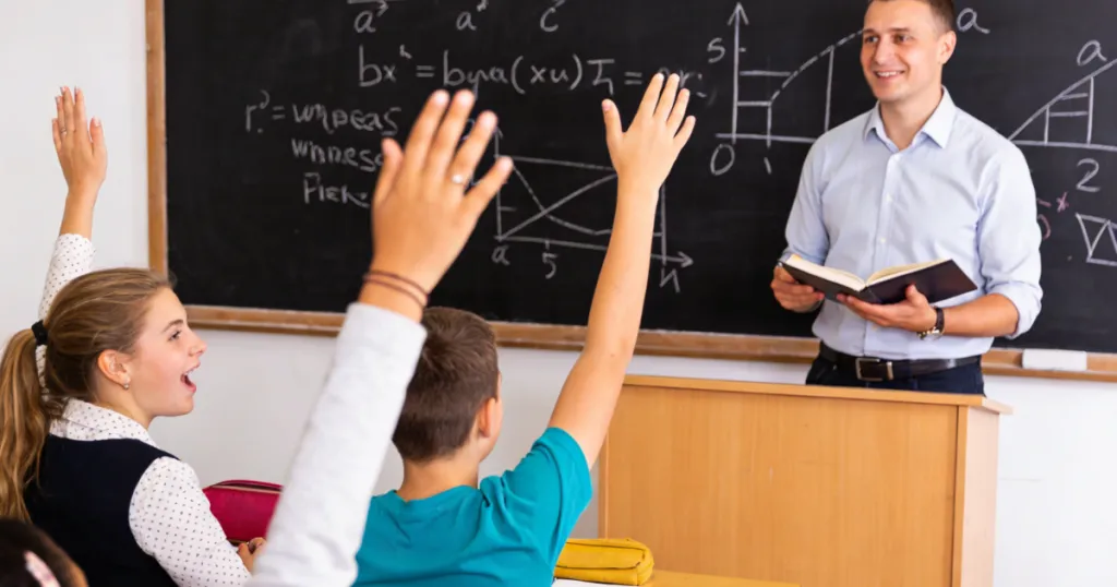 students participate in the class actively