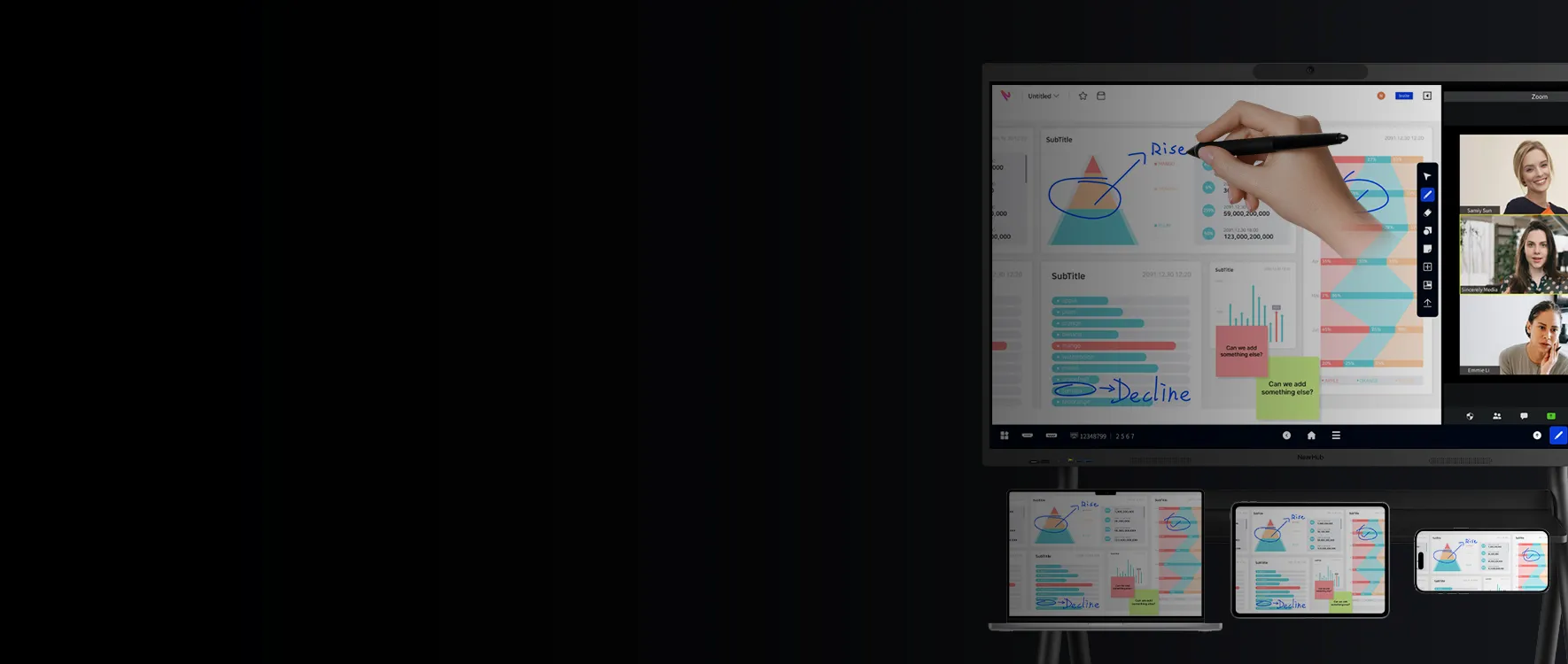 Wide Imaging and Real-Time Co-Ideation