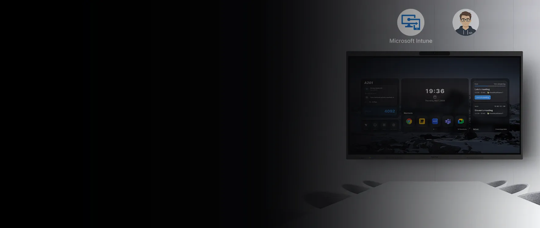 Clutter-Free AV with Centralized IT Control