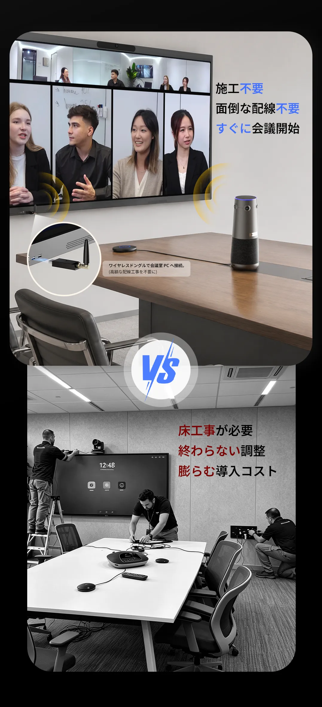 Nearity 360 Alien：真の4K画質を実現する360度会議用カメラ。AI搭載