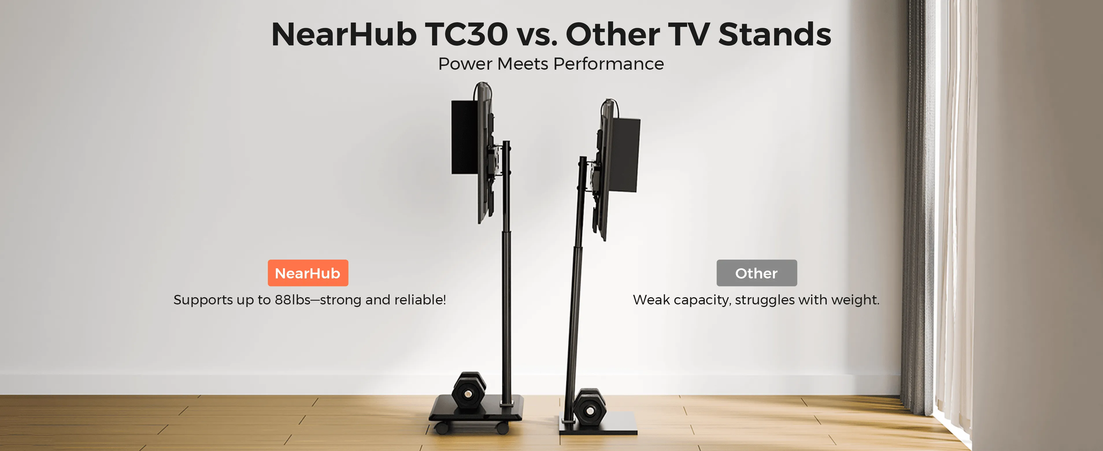 A mobili TV design mobile stand