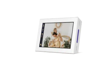 nearhub digital photo frame white