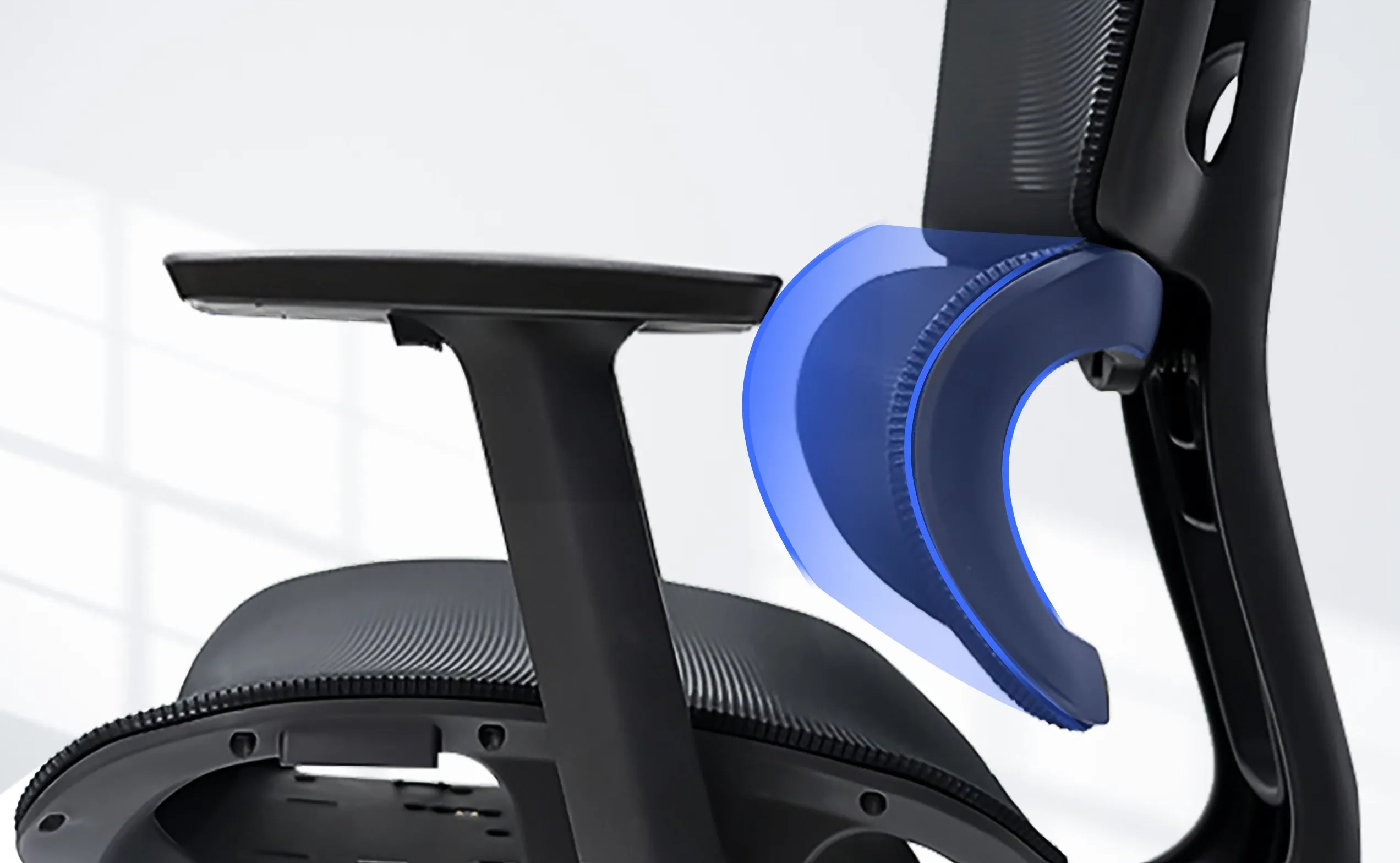NearHub Ergo EC20 ergonomic chair for large person with lumbar support
