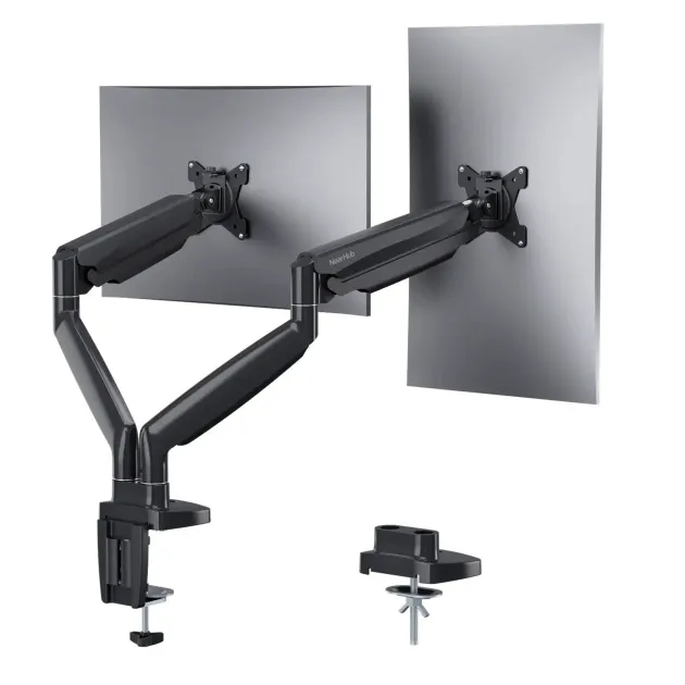 NearHub MA40 | Heavy-Duty Dual Monitor Desk Mount for 13
