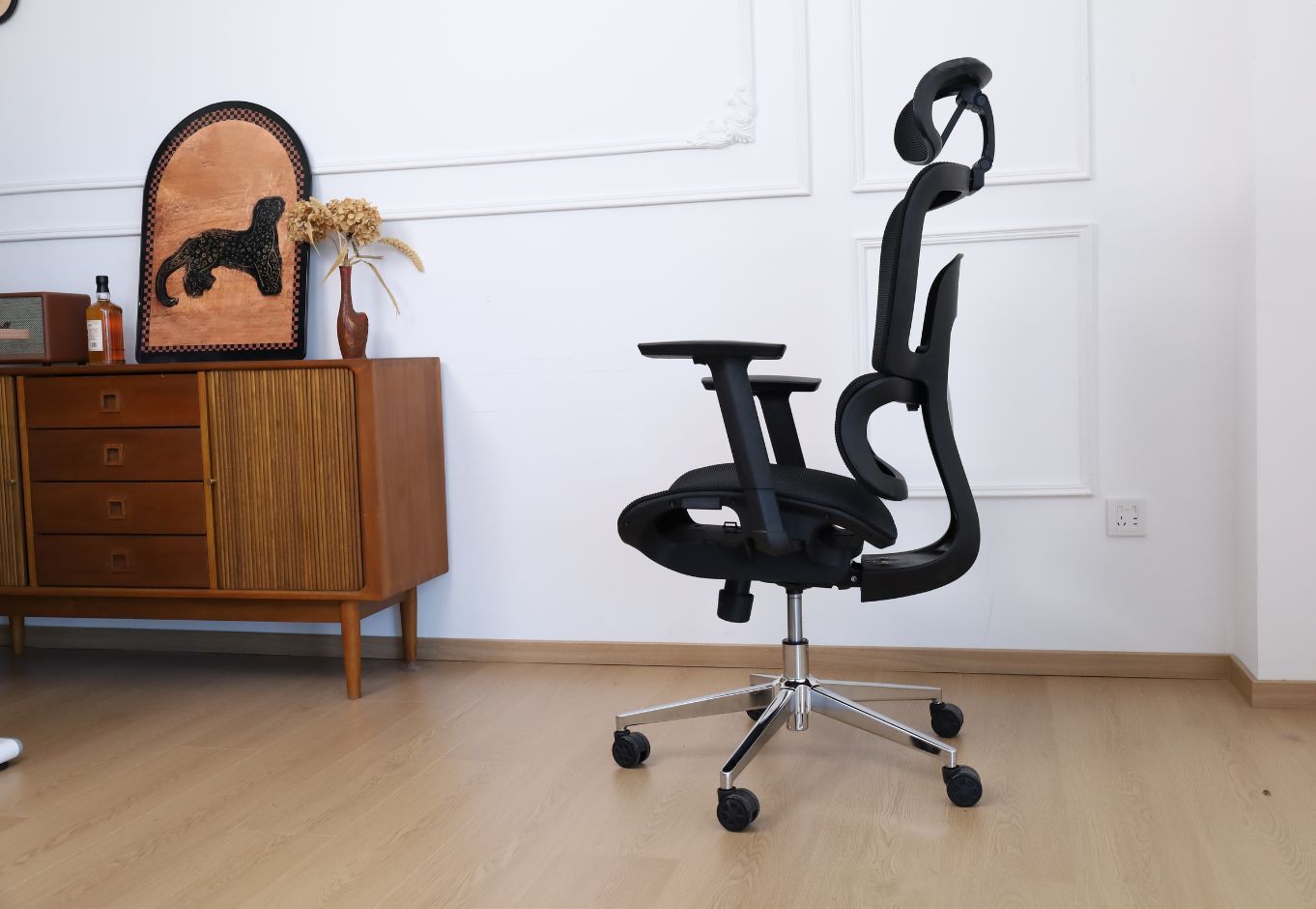 オフィス用品 heco 中古】モード オカムラ/okamura 肘付ハイバックチェア 512667