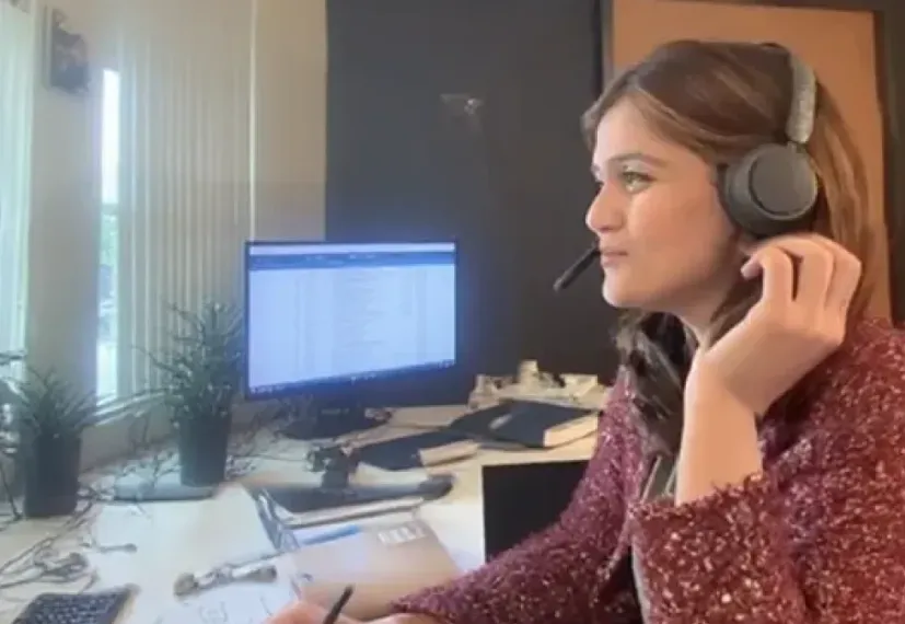 nearhub single headset with mic for wfh