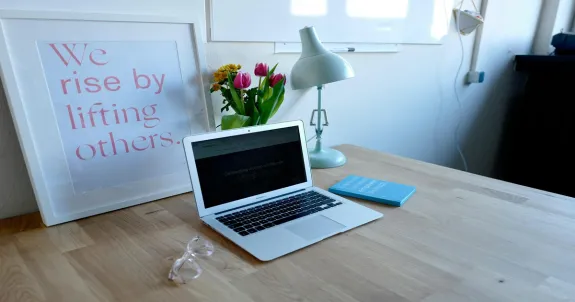 Online ausbildung von studierenden zu hause
