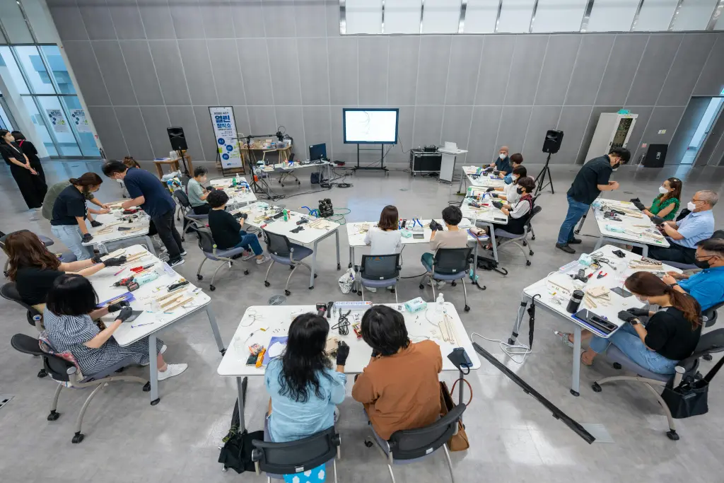 a smart classroom with interactive whiteboard