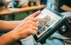 touch screen wall display