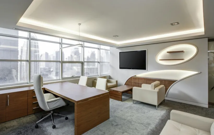 office with smartboard