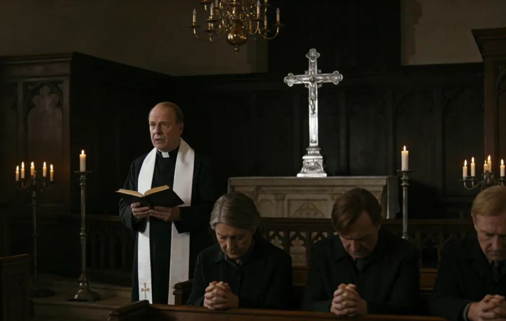 people are preying in the church