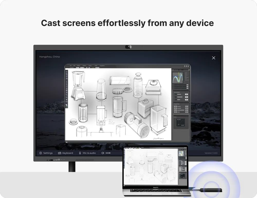 Nearhub Board S pro whiteboard touch screen