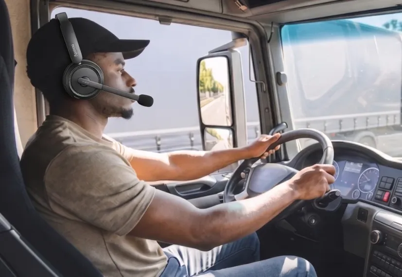 single ear headset trucker
