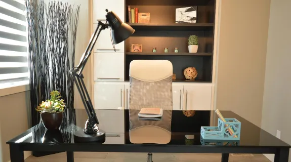 Black ergonomic office chair meaning