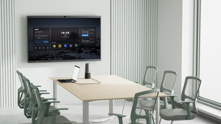 small conference room setup