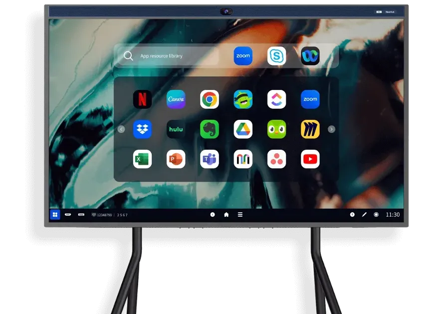 Touch screen display im professionellen einsatz