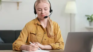 transcriptionist-working-at-home