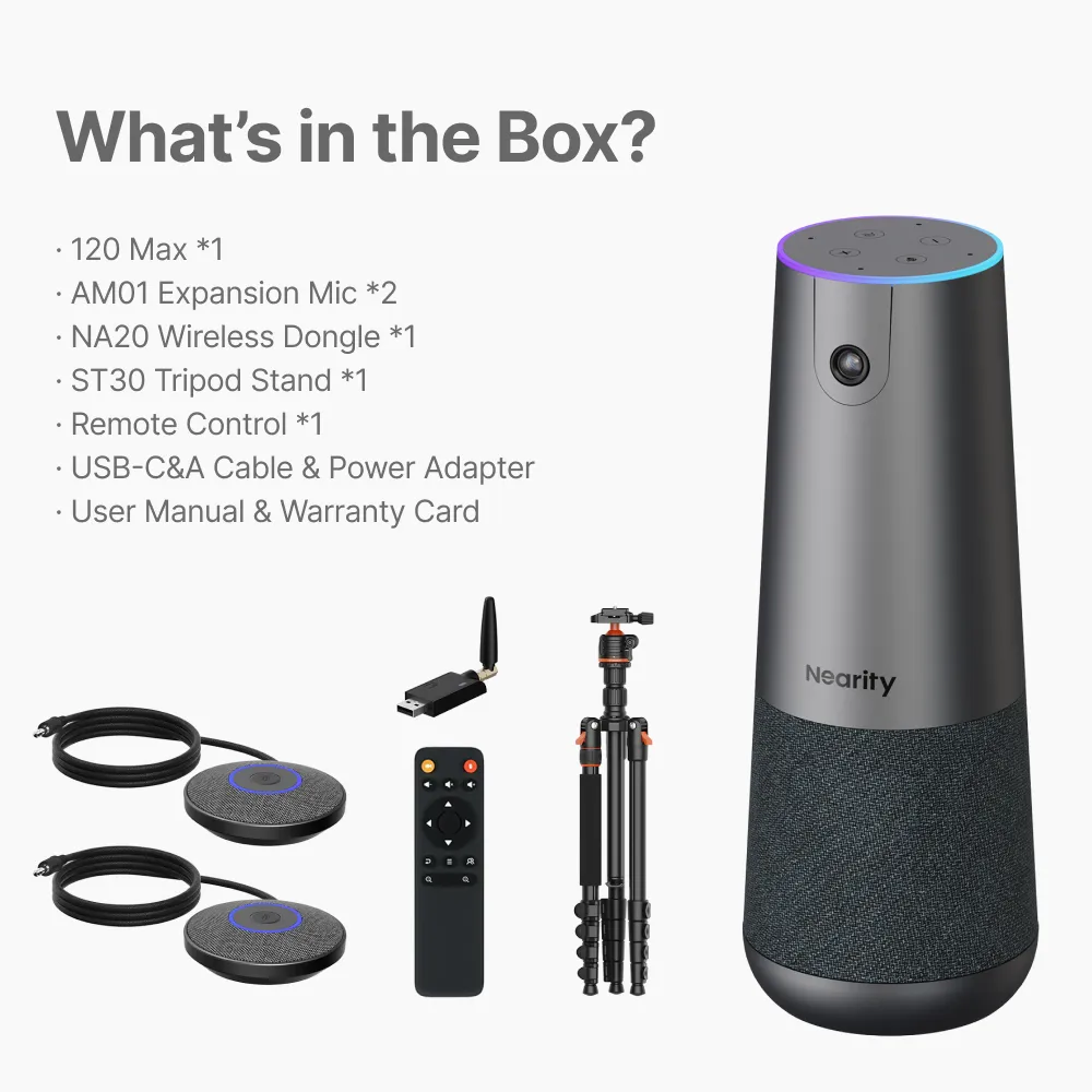 unboxing conference cameras 120 max 1