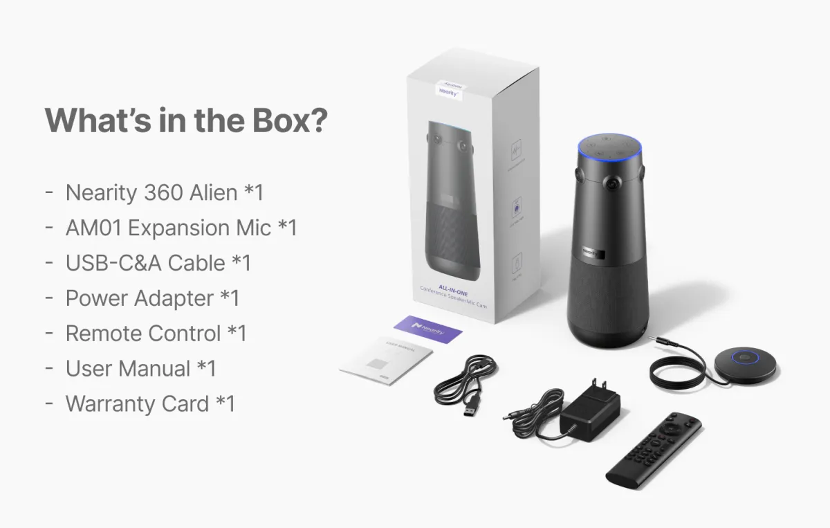 unboxing conference room camera 1