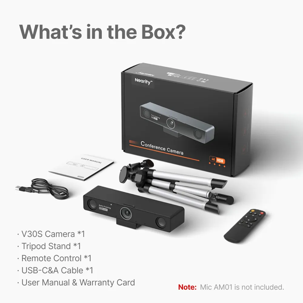 unboxing conference room webcam