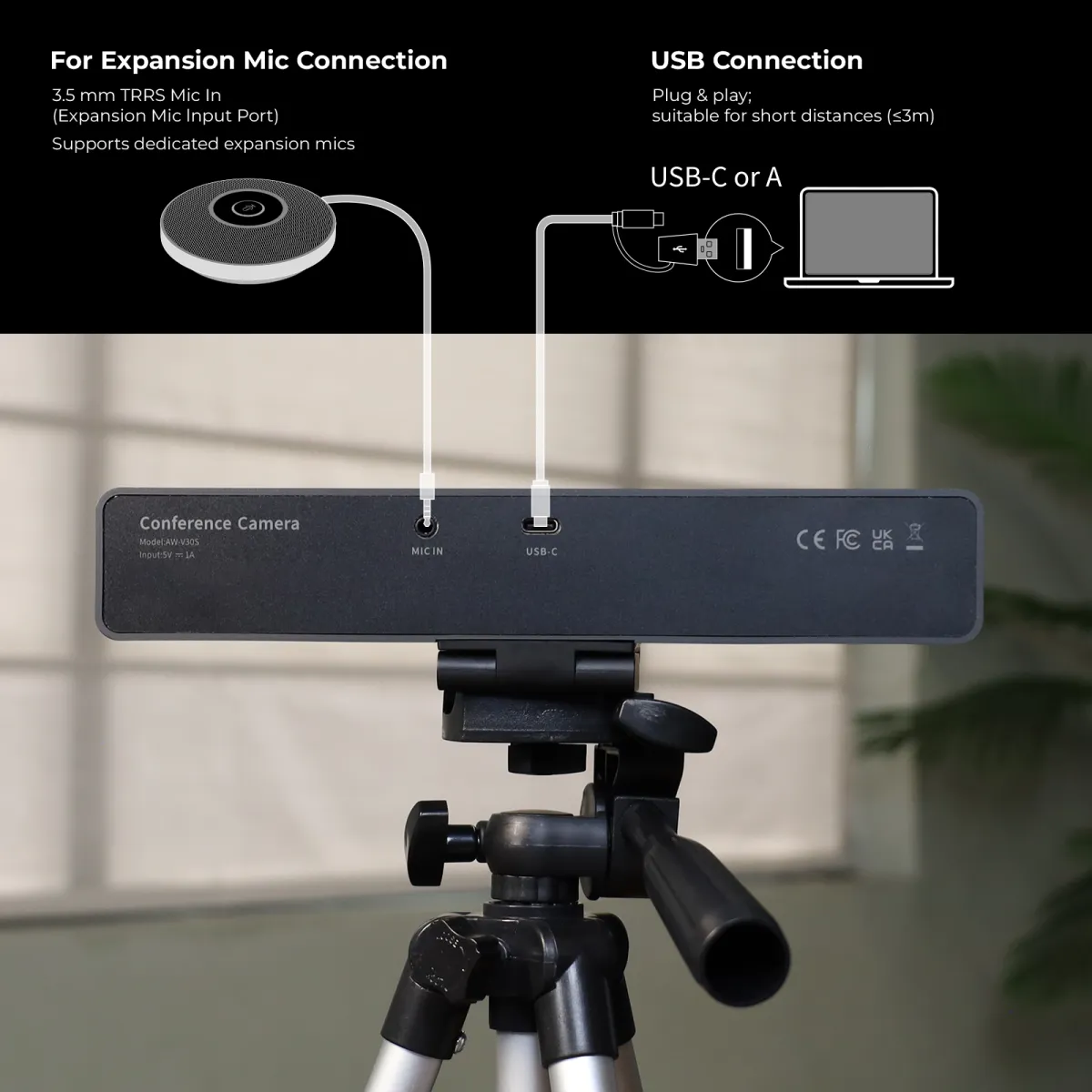 v30s conferencing webcam setup