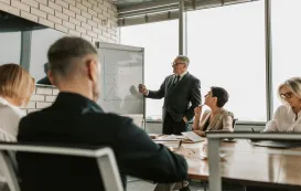 Vor dem treffen mit dem smart board