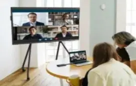 Whiteboard mit staender fuer meetings