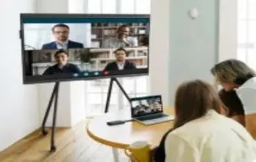 Whiteboard mit staender fuer meetings