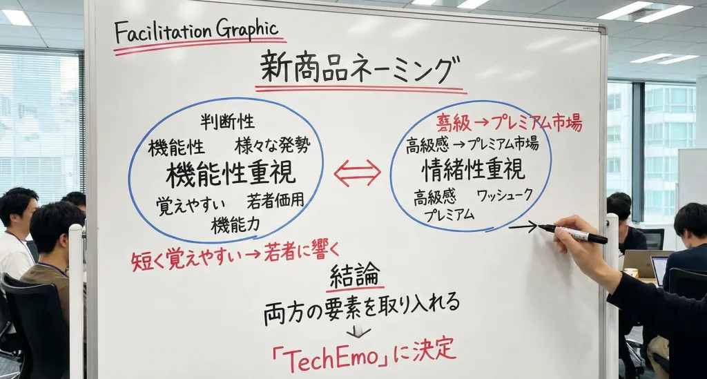 仕事でホワイトボードを活用している人