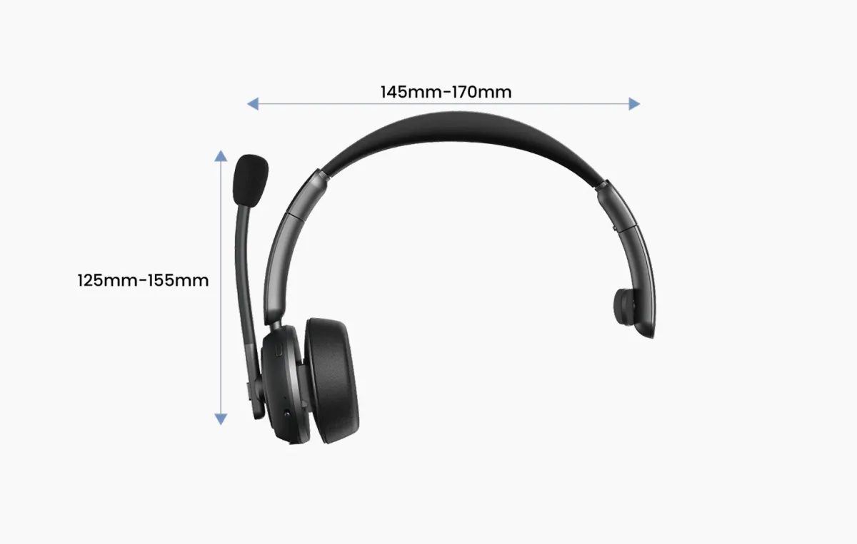 wireless one ear headset noise cancellation