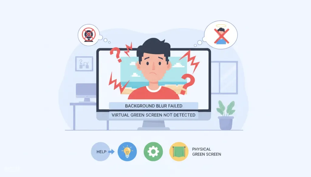 Zoom背景設定のトラブルシューティング