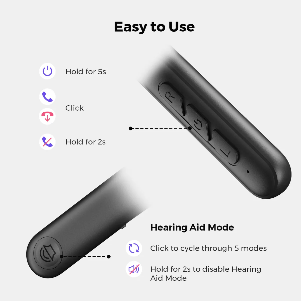 easy to use hearing aids