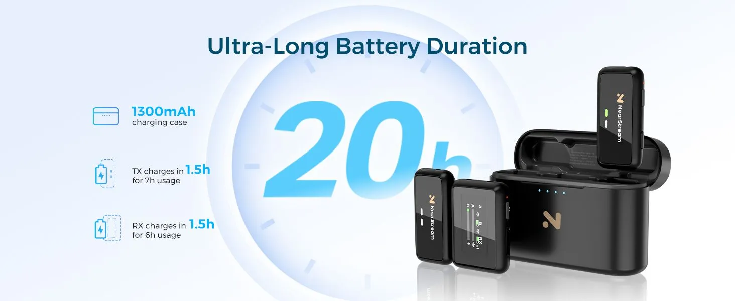 20-Hour Battery